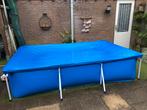 Zwembad bestway steel pro zo goed als nieuw met extras, Ophalen, Minder dan 80 cm, Opzetzwembad, 200 tot 400 cm