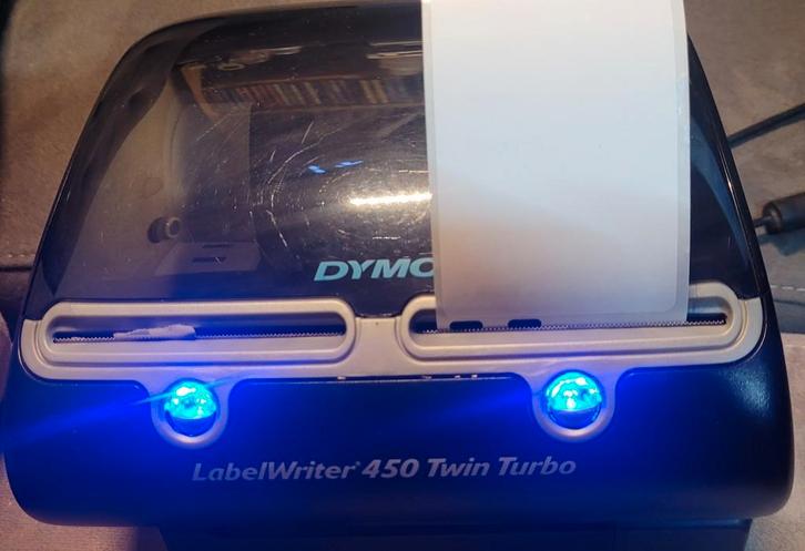 Dymo Label  Printer  (Dubbele) 450 Twin  Turbo, Computers en Software, Labelprinters, Zo goed als nieuw, Ophalen