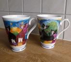 Roy Kirkham bekers mokken Nouvelle Cats koffiebekers, Gebruikt, Ophalen of Verzenden, Overige stijlen, Kop(pen) en/of Schotel(s)