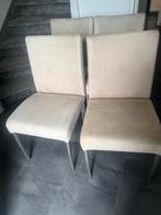 Beige eetkamerstoelen, Huis en Inrichting, Stoelen, Ophalen, Gebruikt, Overige kleuren
