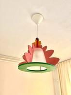 Houten hanglamp kinderkamer -- bloem design, Ophalen, Gebruikt, Hout, Minder dan 50 cm