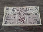 Heel mooi biljet 10 gulden geldzuivering Lieftinck, 1945, Postzegels en Munten, Bankbiljetten | Nederland, Ophalen of Verzenden