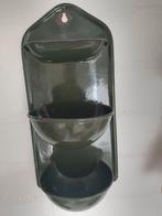 Vintage schoolbord / krijt/ spons houder emaille, Ophalen of Verzenden