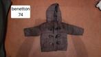 Benetton Winterjas Maat 74, Gebruikt, Jongetje of Meisje, Ophalen of Verzenden, Jasje