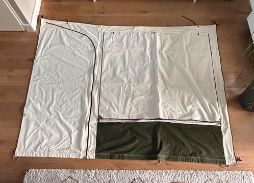 Holtkamper Spacer Voorwand + Groene Slikranden + Gordijntjes, Caravans en Kamperen, Kampeeraccessoires, Zo goed als nieuw, Ophalen of Verzenden