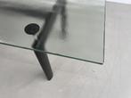 1 Cassina Le Corbusier LC6 tafel frosted kristal glas, Huis en Inrichting, Tafels | Eettafels, 50 tot 100 cm, Nieuw, Ophalen of Verzenden