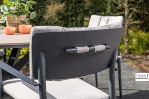 4 stuks Garden impressions dane tuinstoelen Per stuk €125, Tuin en Terras, Tuinstoelen, Nieuw, Aluminium, Ophalen
