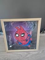 Schilderij spiderman, Minder dan 50 cm, Ophalen of Verzenden, Zo goed als nieuw, Foto of Poster