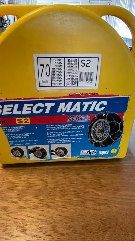 Sneeuwkettingen Select Matic - Maat 70, Ophalen of Verzenden, Gebruikt