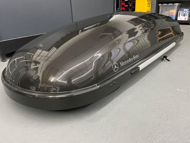MERCEDES DAKKOFFER EN DAKDRAGERS, Auto diversen, Dakkoffers, Zo goed als nieuw, Ophalen