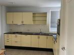 Keuken inclusief apparatuur, Huis en Inrichting, Keuken | Complete keukens, Ophalen, Gebruikt, Geel, Hoekkeuken