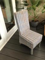 Eetkamer stoelen, Huis en Inrichting, Stoelen, Ophalen, Gebruikt, Riet of Rotan, Grijs