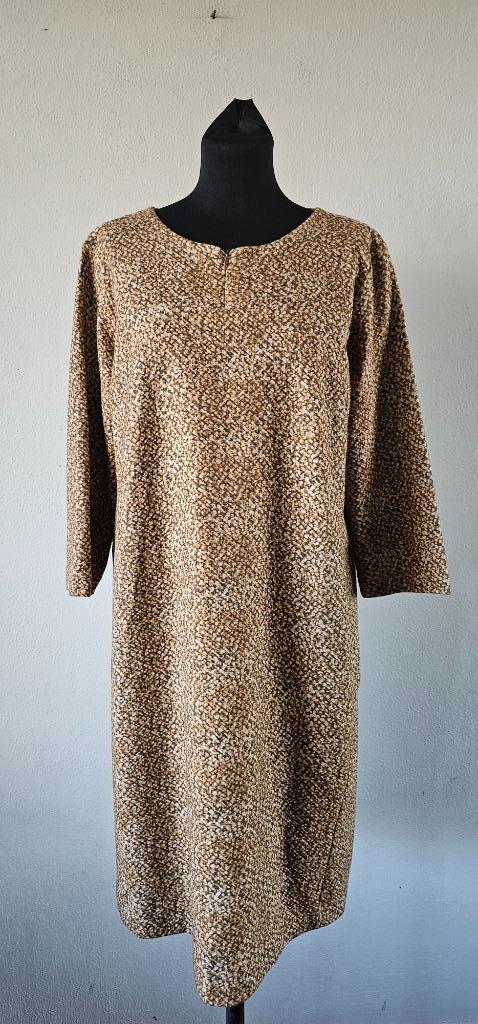 bruine jurk van Kyra & ko maat 46 (4325), Kleding | Dames, Grote Maten, Jurk, Bruin, Verzenden