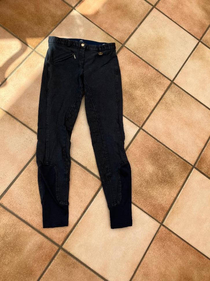 Comfortabele rijbroek van E.L.T. - middenblauw, Dieren en Toebehoren, Paardrijkleding, Gebruikt, Dames, Kinderen, Bovenkleding