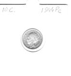 10 Cent 1944pe, Postzegels en Munten, Munten | Nederland, Zilver, Ophalen of Verzenden, 10 cent, Koningin Wilhelmina