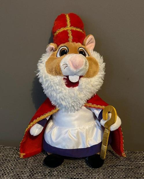 AH hamster knuffel sinterklaas, Kinderen en Baby's, Speelgoed | Knuffels en Pluche, Nieuw, Overige typen, Ophalen of Verzenden