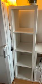 Ikea Kallax Kast - Wit - 1x4 Vakken, Ophalen, Met plank(en), 100 tot 150 cm, Zo goed als nieuw
