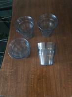 4 plastic / camping wijnglazen, Ophalen of Verzenden, Zo goed als nieuw
