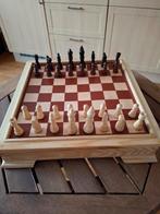 Mooi schaak/annex backgammon spel, Hobby en Vrije tijd, Gezelschapsspellen | Bordspellen, Ophalen of Verzenden, Zo goed als nieuw