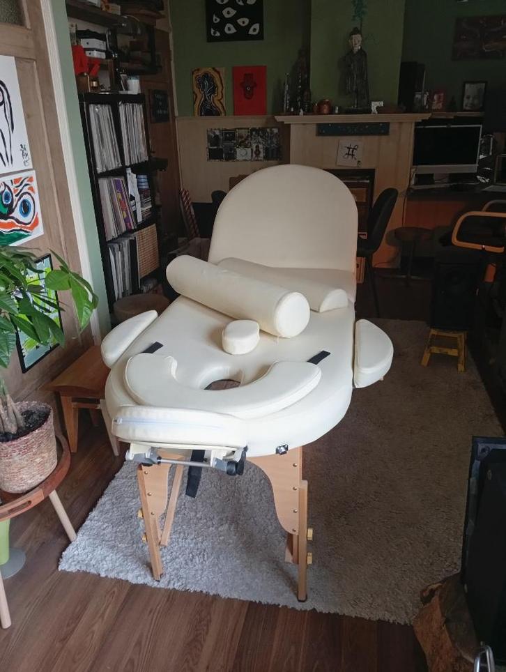 Complete Massagetafel - inklapbaar, Huis en Inrichting, Tafels | Salontafels, Gebruikt, 75 cm of meer, 50 tot 100 cm, 200 cm of meer