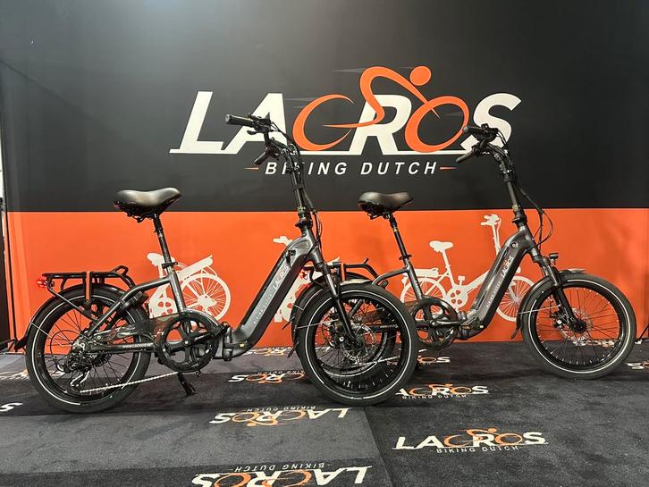 **OPRUIMING** Lacros Canter C200 Grijs elektrische vouwfiets, Fietsen en Brommers, Fietsen | Vouwfietsen, Zo goed als nieuw, 20 inch of meer