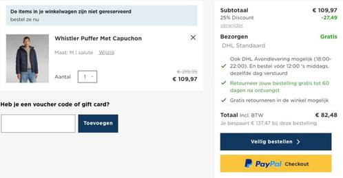 G-star - 25% discount code, Tickets en Kaartjes, Kortingen en Cadeaubonnen, Eén persoon, Overige typen, Kortingsbon