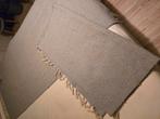 NIEUW!!!  blauwe/beige hand geweven vloerkleden., Ophalen of Verzenden, Nieuw, Rechthoekig