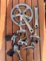 Shimano 105 2x 8 speed groepset racefiets, Fietsen en Brommers, Fietsonderdelen, Ophalen of Verzenden, Gebruikt, Racefiets, Derailleur of Ketting