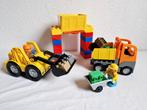 Duplo stortsilo kiepwagen en shovel wegwerkers, Ophalen of Verzenden, Gebruikt, Duplo
