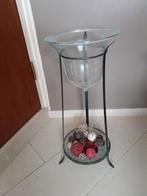 Stijlvolle plantenzuil met glazen elementen, Ophalen, Zo goed als nieuw