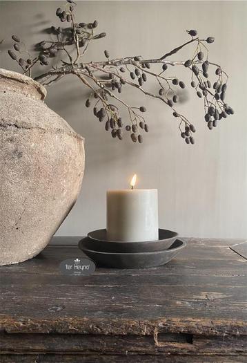 Led kaars stompkaars Sand batterij stoer sober landelijk beschikbaar voor biedingen