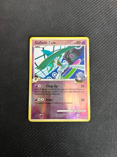 Gallade [4] #20 Reverse Holo, Hobby en Vrije tijd, Verzamelkaartspellen | Pokémon, Zo goed als nieuw, Losse kaart, Foil, Ophalen of Verzenden