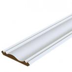 Kroonlijsten hardhout RAL9010 totaal 33,6 meter!, Ophalen, Nieuw, Overige materialen, Plinten