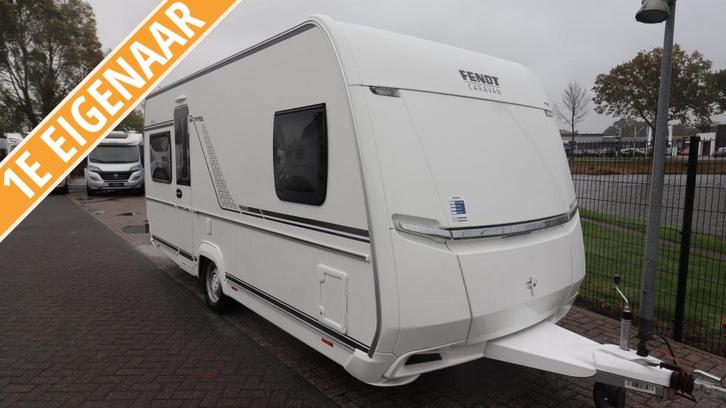 Fendt Apero 465 SFB- 1e Eigenaar, Caravans en Kamperen, Caravans, Bedrijf, tot en met 4, 1000 - 1250 kg, Rondzit, Fendt, Frans bed