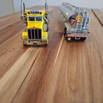 KENWORTH 6 X 2 & CHROME SHELL TANKTRAILER 2 AS NIEUW ST ., Hobby en Vrije tijd, Modelauto's | 1:50, Verzenden, Nieuw, Bus of Vrachtwagen
