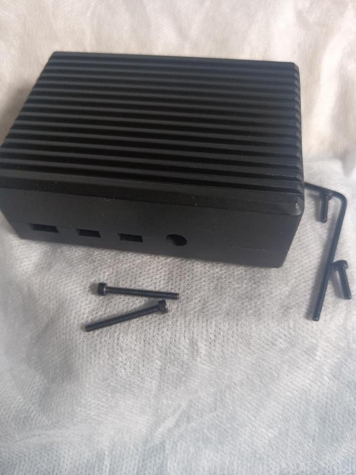 Raspberry PI4 Behuizing / Case, Zwart, Computers en Software, Moederborden, Nieuw, Overige typen, DDR4, Verzenden