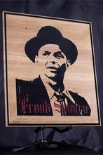 Frank Sinatra | Schilderij | Gefreesd in Eiken, Antiek en Kunst, Verzenden