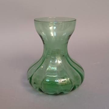 Hyacint vaasje groen glas vintage  beschikbaar voor biedingen
