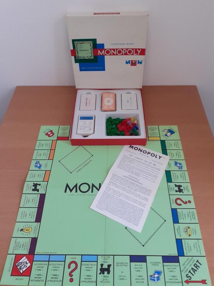 Monopoly (MOOIE STAAT) ´gulden´-editie (Parker), Hobby en Vrije tijd, Gezelschapsspellen | Bordspellen, Zo goed als nieuw, Een of twee spelers