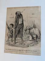 Daumier: 2 originele prenten uit Le Charivari, Ophalen of Verzenden