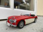 1:18 Austin Healey 3000 MkII rood-wit Autoart 70721 / JJTOP, Hobby en Vrije tijd, Modelauto's | 1:18, Ophalen of Verzenden, Zo goed als nieuw