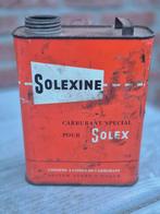 Solex Solexine 2 liter Olie blik R.S.Stokvis & Zonen, Ophalen of Verzenden, Gebruikt, Overige