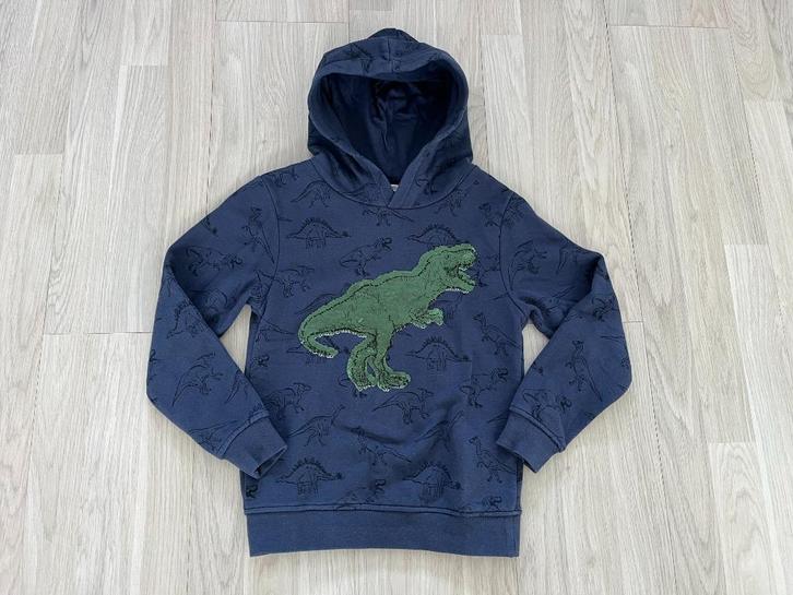 dino trui 122/128, hoodie 122/128, h&m kinderkleding 122/128, Kinderen en Baby's, Kinderkleding | Maat 128, Nieuw, Jongen, Trui of Vest