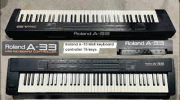 ROLAND U 220 A 33 U-220 A-33 + stand + hoes + sustain pedaal beschikbaar voor biedingen
