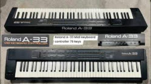 ROLAND U 220 A 33 U-220 A-33 + stand + hoes + sustain pedaal, Muziek en Instrumenten, Synthesizers, Gebruikt, 76 toetsen, Roland