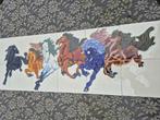 Tegelpaneel paarden 12 losse tegels 15x15, evt randtegels, Ophalen of Verzenden, Nieuw
