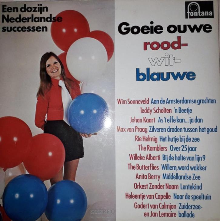 Goeie Ouwe Rood-Wit-Blauwe, Cd's en Dvd's, Vinyl | Nederlandstalig, Zo goed als nieuw, Levenslied of Smartlap, Overige formaten