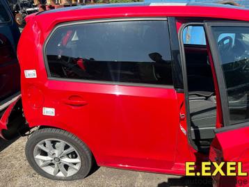 Deur rechts achter Seat MII 2011-2019 rood beschikbaar voor biedingen