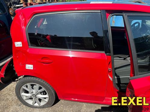 Deur rechts achter Seat MII 2011-2019 rood, Auto-onderdelen, Carrosserie en Plaatwerk, Deur, Seat, Achter, Rechts, Gebruikt, Herkomst onderdeel bekend
