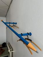 Mooie Design “Potlood” WANDKAPSTOK  Metaal - incl. 4 Hangers, Gebruikt, 100 tot 150 cm, Metaal, Ophalen